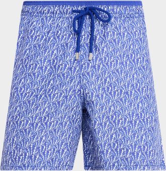 Vilebrequin Men & apos;s Graphic Shells Swim Trunks