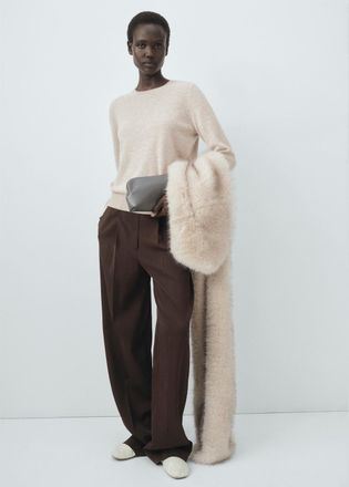 Mango Pullover 100% cashmere grigio chiaro/pastello - Donna - S - MANGO