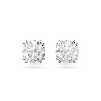 Swarovski Stilla Stud Earrings - Dames - Oorbellen - Grijs - ONE Size - Accessoires