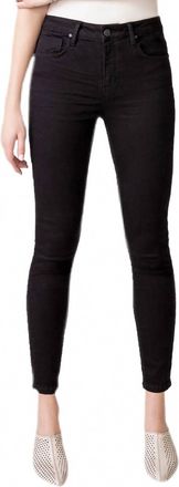 Unpublished Olivia High Rise Skinny Jeans In Noir