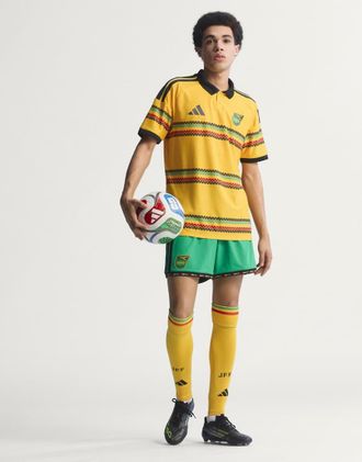 adidas adidas Performance - Jamaica 26 x Bob Marley - Maglia Home Authentic in oro acceso