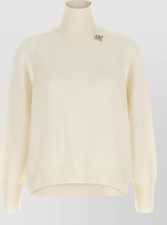 Fabiana Filippi virgin wool ribbed turtleneck sweater