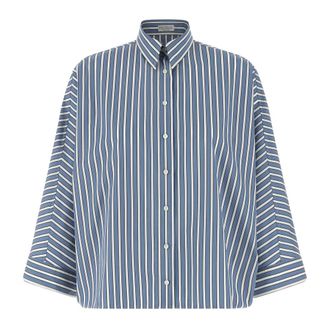 Brunello Cucinelli Mujer, Blusas y Camisas, Azul, Talla: S