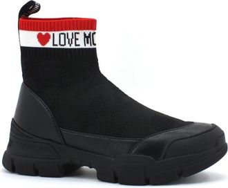 Love Moschino Enkellaarsjes - Dames - Sneakers - Zwart - 40 EU - Schoenen