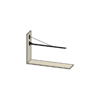 Kemper Brazo Basculante De Pared Tipo S9 Kemper Para Cortinas Longitud 6.000 Mm