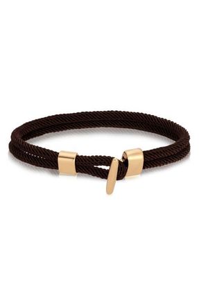 Mr.Ettika Mens Paracord Bracelet in Brown at Nordstrom