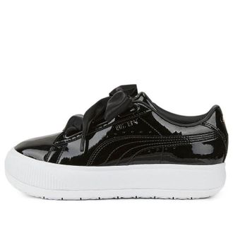 Puma (WMNS) PUMA Suede Mayu Heart Patent Black White 385967-02