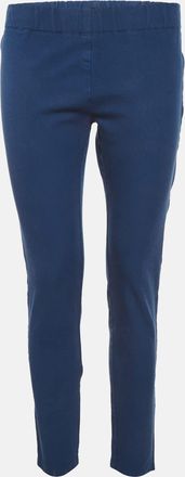 Joseph Blue Stretch Gabardine Leggings