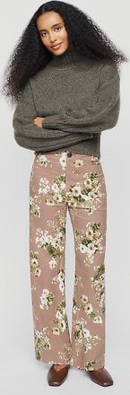 Maeve Colette Full Length High Rise Wide Leg Pants