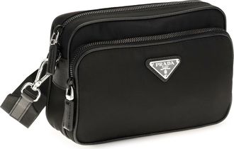 Prada Mens Bandoliera Nero Recycled Polyamide Shoulder Bags