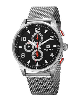 Akribos XXIV Akribos Xxiv Mens Stainless Steel Watch