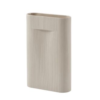 MUUTO Ridge Bodenvase, H 48,5 cm, beige