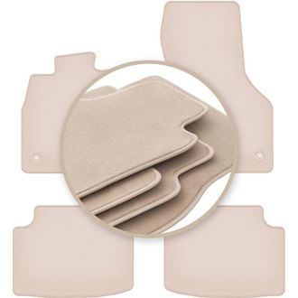 OEM Alfombrillas Premium Beige Para: Volkswagen Tiguan Ii Crossover 2015