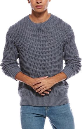 Vince Macro Waffle Wool & Cashmere-Blend Crewneck Sweater
