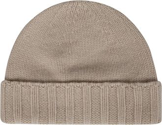 Drumohr Beanie - Heren - Hoeden - Beige - 46 CM - Accessoires