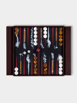 Alexandra Llewellyn Cigar Travel Backgammon Set