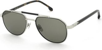 Lozza Sl2448 Luis Figo 579K Mens Sunglasses Silver Size 56