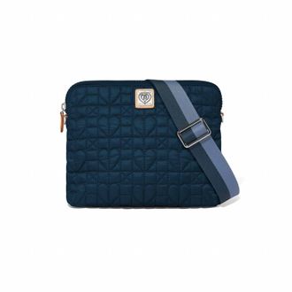 Brighton Heartbeat Alina Crossbody Bag In Navy