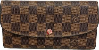 Louis Vuitton Ebene Rouge Long Wallet (Bi-Fold) (Pre-Owned)