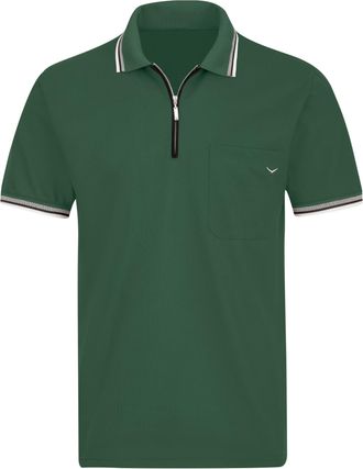 Trigema Mens 627633 Polo Shirt, Ivy, L