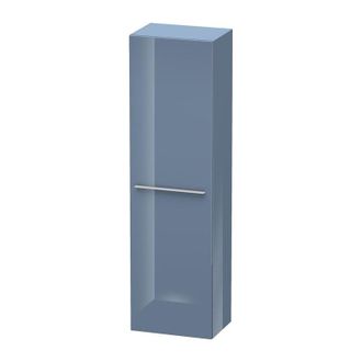 Duravit Duravit X-grandes Armarios Altos 1137, 1 Puerta De Madera, Con Bisagras A La Derecha, 500mm, Color (frente/cuerpo): Laca De Alto Brillo Stone Blue - X
