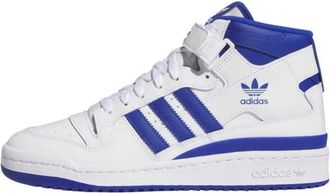 adidas Mid-Top Forum Sneakers - Heren - Skateschoenen - Wit - 45 1/3 EU - Leer - Fitness