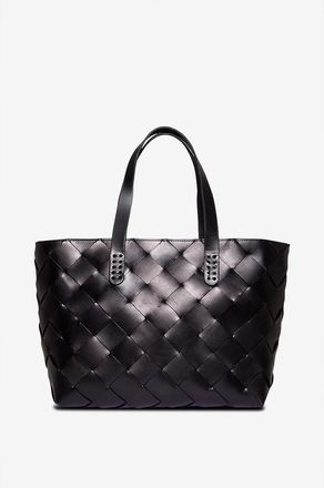 Dragon Geflochtener Shopper aus Leder Crossover