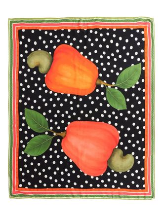 Brigitte cashew-print bikini - Black