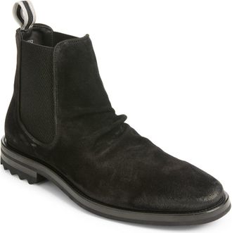 John Varvatos Freeman Chelsea Boot in Soft Black at Nordstrom, Size 10.5