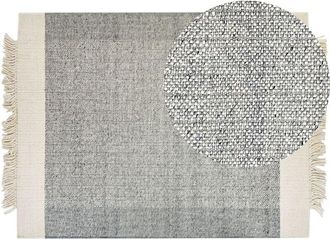 Beliani Rug TATLISU Grey 160 x 230 cm Wool