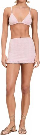 Devon Windsor Bianca Skirt In Rose Cream