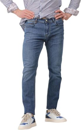 Re-hash Denim 5-Pocket Jeans - Heren - Slim Fit Jeans - Blauw - W33 - Denim - Jeans