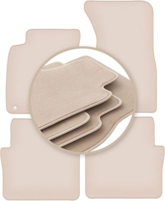 OEM Alfombrillas Beige Premium Para Audi A8 D3 Sed&aacute;n 2002-2009