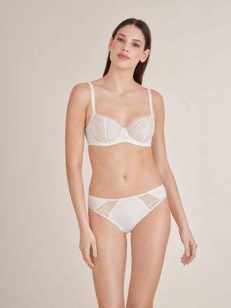 Felina Balconette-BH CONTURELLE Mille Fleurs, Damen, Gr. 70, Cup B, beige (cream), Obermaterial: 71% Polyamid, 19% Elasthan, 10% Polyester, gestreift, BHs Ba