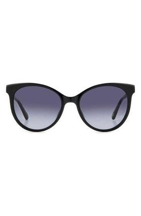 Fossil 54mm Gradient Cat Eye Sunglasses in Black at Nordstrom Rack