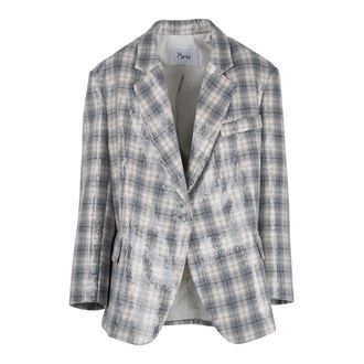 8pm 8Pm, Jassen, Dames, Grijs, S, Leer, Blazers