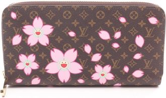 Louis Vuitton Brown Canvas Pvc Long Wallet (Bi-Fold) (Pre-Owned)