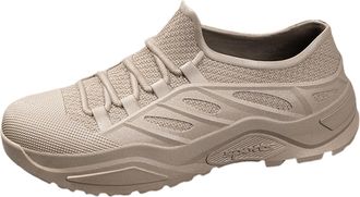 Generic Mens Loafer Slip-on Boat Walking Shoes Gym Lightweight Comfortable Sneakers Non Slip Walking Sports Fashion Driving Casual Office Shoes (Khaki, 9.5)