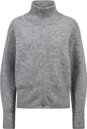 Mos Mosh MMThora Cardigan - Dames - Vesten - Grijs - XL - Wol - Truien & Vesten