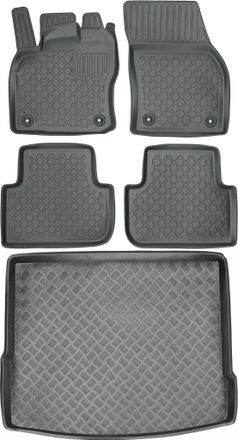 OEM Volkswagen Tiguan Ii Suv De 2016 (juego) - Alfombrillas Para Coche + Alfombrilla Para Maletero