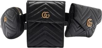 Gucci Pre-owned Triple Belt Bag - - Pre-owned - Donna - Nero - ONE SIZE