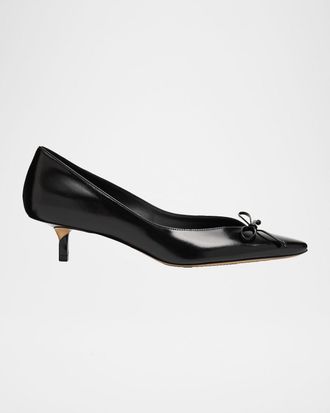 Jacquemus 45mm Les Escarpins Tourni Leather Pumps