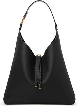 Chlo&eacute; Marcie Hobo Bag In Grained Leather - Black