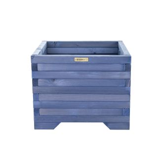 OEM Maceta De Madera 50x50x40cm Greenspot Para Terraza, Balc&oacute;n Y Jard&iacute;n - Caja De Madera Maciza Para Arbustos - Maceta De Jard&iacute;n Cuadrada De Troncos De Ma