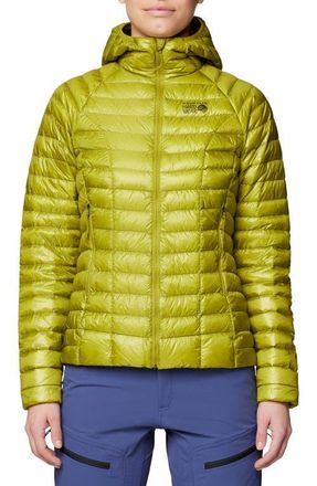 Mountain Hardwear Ghost Whisperer Hoodie in Python Green at Nordstrom, Size X-Small