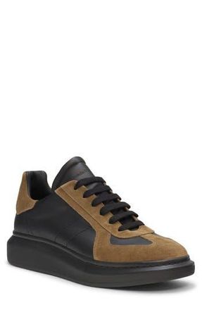 Alexander McQueen Retro Sneaker in Black/Mud at Nordstrom Rack, Size 14Us / 47Eu
