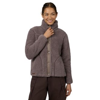 Free Country Womens Sherpa Butter Pile Button Front Jacket