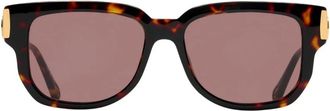 Chlo&eacute; Ch 0351s Zonnebril - Dames - Zonnebrillen - Bruin - 54 MM - Accessoires