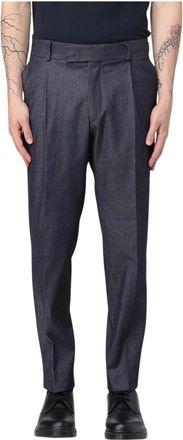 Karl Lagerfeld Heren, Broeken, Blauw, Maat: L Katoen