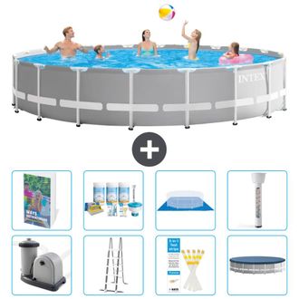 Intex Piscina Prism Frame Redonda - 610x132 Cm - 9-piezas S574